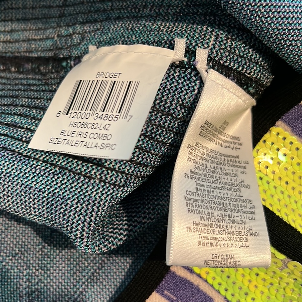 NWT Herve Leger Bridget Dress - Picture 8 of 8
